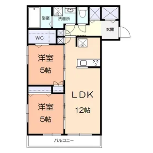 ヴィルシャルマンII【2階】の間取り