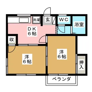ウイングスII【2階】の間取り