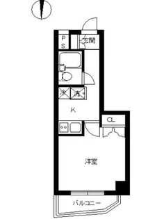 スカイコート両国第2【7階】の間取り