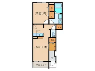 メゾン・ド・アルモニ-の間取り