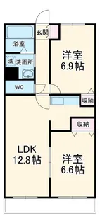 鷺沼ドルチェヴィータ【3階】の間取り