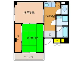 エステイト柴田【4階】の間取り