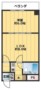 朝日プラザ永沢町II【2階】の間取り