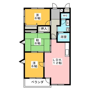 ダイヤモンド寿泉【4階】の間取り