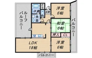 ハーモニーI【5階】の間取り
