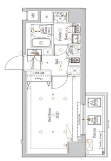 The Log 日本橋【6階】の間取り