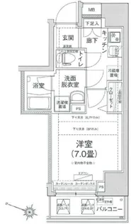 アイルプレミアム本駒込【6階】の間取り