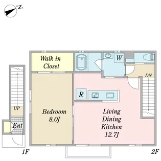 ラストラーダ【2階】の間取り