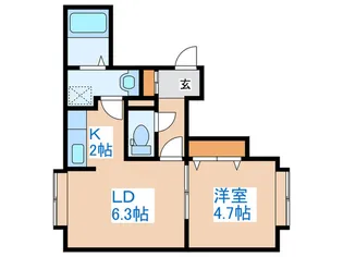 Courge24【2階】の間取り