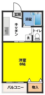 サン・ポエム【1階】の間取り