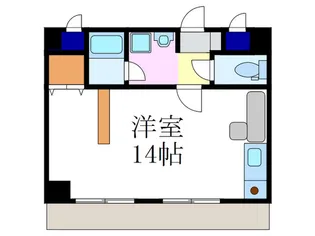 アビタシオン鴨川【3階】の間取り