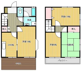 ウイング森井Cの間取り