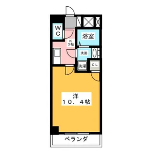 カーサ志賀本通【5階】の間取り