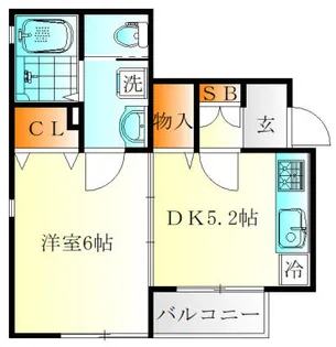 ルミエールリアン【1階】の間取り
