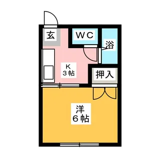 マーメイドハイツ白塚【2階】の間取り