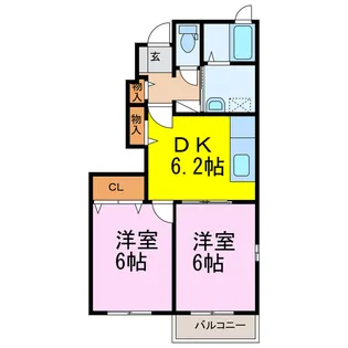 マードレCD【1階】の間取り