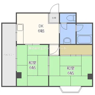 コーポ南加賀屋【2階】の間取り