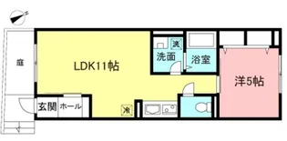 イリゼ松庵【1階】の間取り