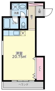 グレース高ヶ坂【1階】の間取り
