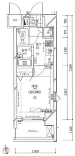 ガリシア早稲田【7階】の間取り