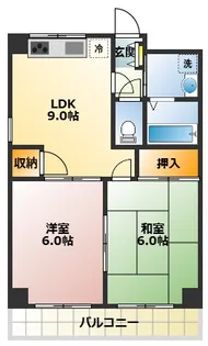 サンテラス司【4階】の間取り