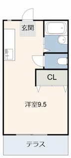 悠々荘【2階】の間取り