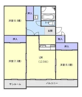 BETTER R 沼館【2階】の間取り
