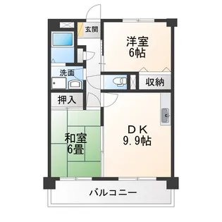 ルピナス橘【2階】の間取り