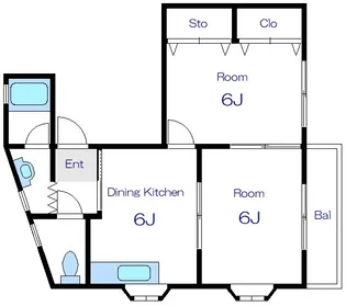 ドミール横田【3階】の間取り