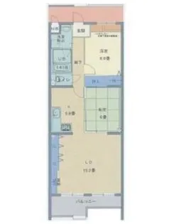 フロレアールII【2階】の間取り