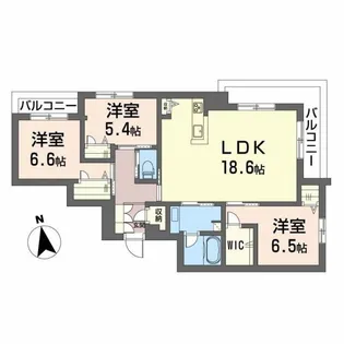 ディアマント番町【2階】の間取り
