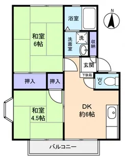 マリーナB【2階】の間取り