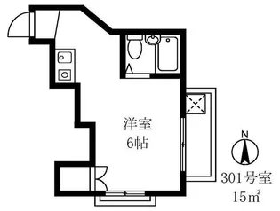 パールハイツ【3階】の間取り