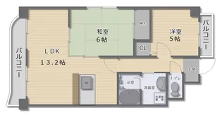 クレール・ヴィル【4階】の間取り