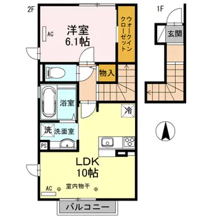 トレゾール森田【2階】の間取り