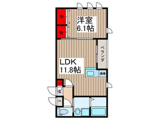 アーバンヒルズ.【3階】の間取り