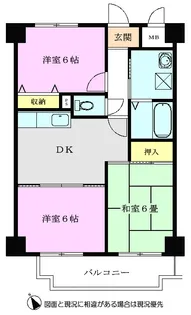 モア・クレスト【3階】の間取り