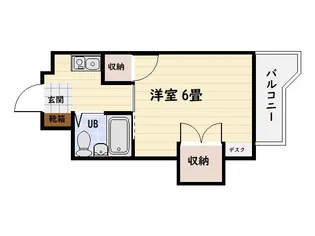 ハイツ星ヶ峯【2階】の間取り