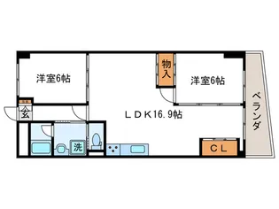 今井マンション【3階】の間取り