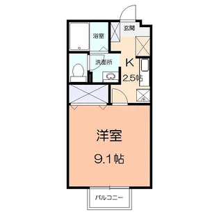 メゾン・ベルグII【2階】の間取り
