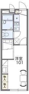 レオパレスレーブ【1階】の間取り