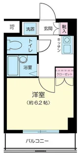 エクセリア上野毛【4階】の間取り