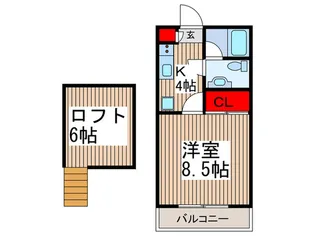 サンヴィアーレNAKAI【1階】の間取り