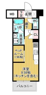 上杉ガーデンスクエア【5階】の間取り