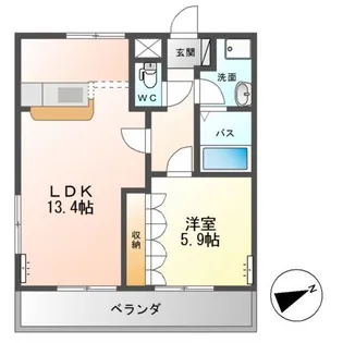 colonnade(コロネード)【2階】の間取り