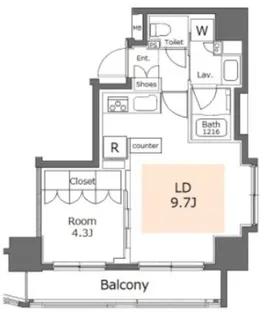 ガーラ・レジデンス文京白山【4階】の間取り