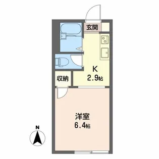 フォーブル萩野【1階】の間取り