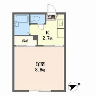 クレストコート【1階】の間取り