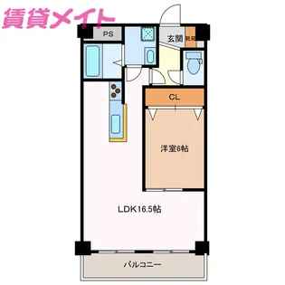 ベルメゾン・シロエ【3階】の間取り