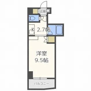αNEXT北15条【11階】の間取り
